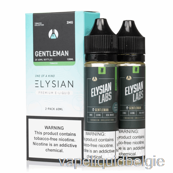 Vape België Gentleman - Elysian Labs - 120ml 18mg